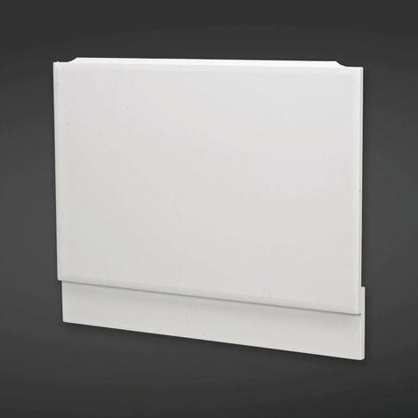 RAK Ceramic End Bath Panel 585mm H x 800mm W - Gloss White (1/2)