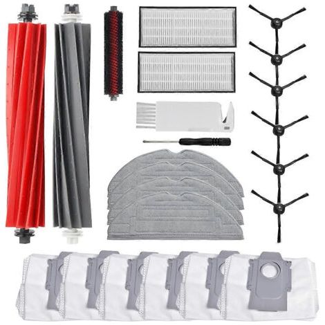 BARKBUSTERS Accessoires pour aspirateur robot Roborock S8 Pro Ultra S8 S8+ : brosse principale, filtre, sac à poussière, pièces de rechange (1/5)