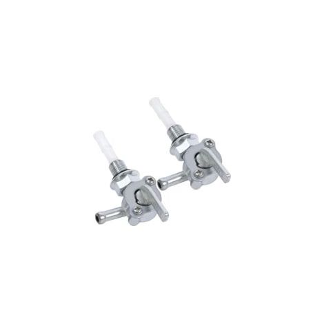 2-teiliger M10x1,25-mm-Kraftstoffhahn, elektrische Kraftstoffpumpe, Kraftstoffschalter für Benzintanks, universeller Generator-Kraftstoffhahn für Fahrzeuge, Geländefahrzeuge, ATVs und Motorräder – Cre
