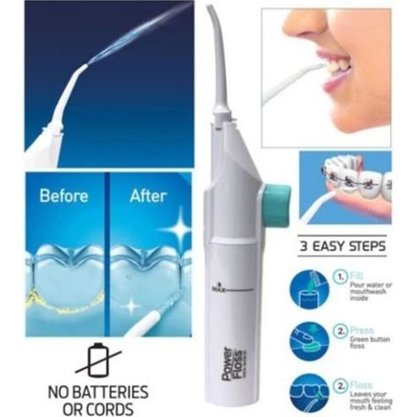 Nettoyeur De Dents - Jet D'eau Réglable - Pour Hygiène Bucco-dentaire À Domicile - 1 Pièce