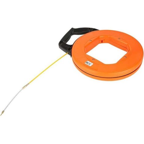 30m Fiberglass Cable Puller Cable Puller Assembly Electric Pull Cable Puller (1/4)