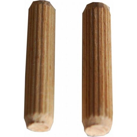 FPLUS espiga mad.8x40 (150 uds) , Espigas de madera para encolar y hacer uniones de maderas.