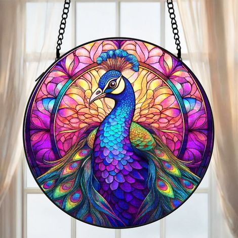 Attrape-soleil vitrail tortue 20 cm décoration suspendue fenêtre animal lumineux cadeau Noël (1/5)