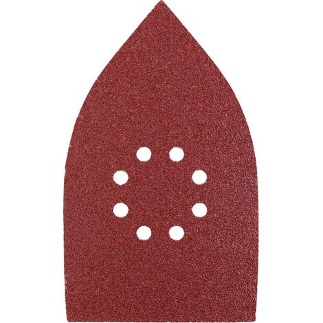 kwb 493408 Deltaschleifpapier Körnung (num) 80 (L x B) 175 mm x 107 mm 5 St. (1/3)