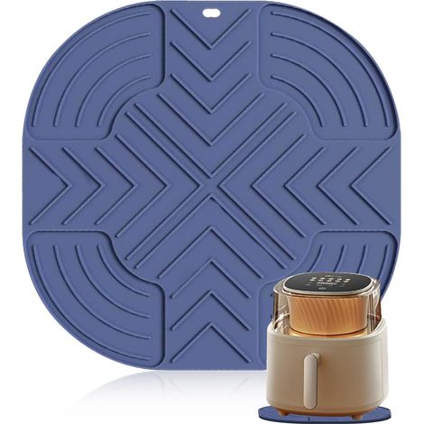 Dessous de Plat en Silicone 26.5x26.5cm pour Friteuse à Air (1/5)