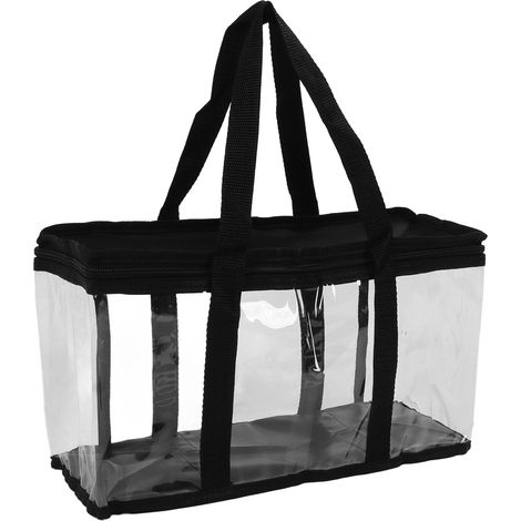 Transparente Werkzeugaufbewahrungstasche, staubdichte PVC-Tasche mit Reißverschluss, großer Organizer 38 x 15 x 21 cm (1/5)