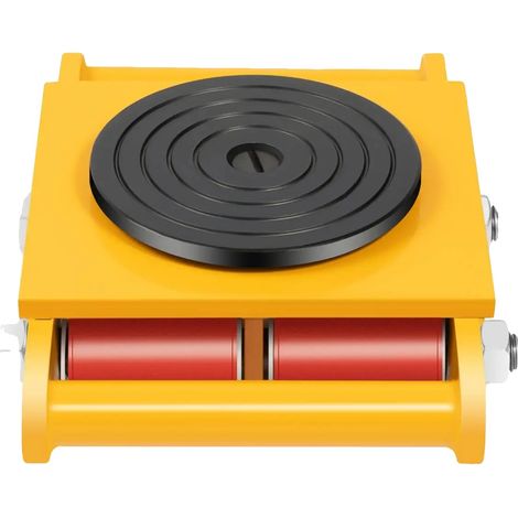 Transportador de maquinaria, capacidad de carga máxima 13228 lbs, dimensiones del producto 28x21x11 cm, diámetro de la rueda 7 cm, número de ruedas 4, rotación de 360° (1/5)