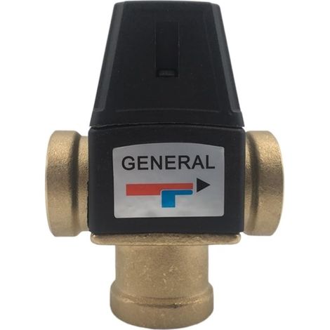 Filetage femelle 3 voies en laiton mitigeur thermostatique DN20 chauffe-eau solaire vanne mitigeur thermostatique 3 voies