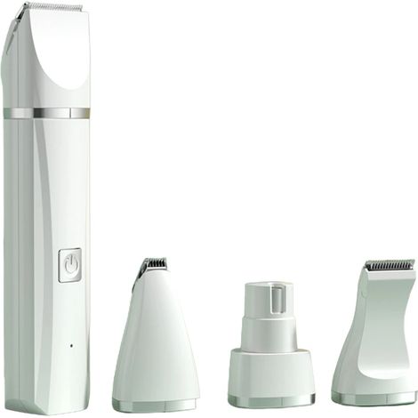 Tondeuse pour animaux de compagnie, outil de toilettage pour chats, kit de toilettage pour chiens 4 en 1, tondeuse à poils et coupe-ongles pour chiens
