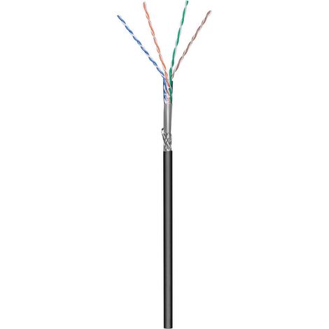 Goobay 57296 cable de red Negro 100 m Cat5e SF/UTP (S-FTP) (1/4)