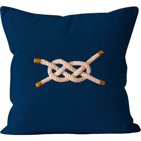 Coussin en pur coton lavé 40x40 cm ELENA MARIN, par Soleil d'Ocre
