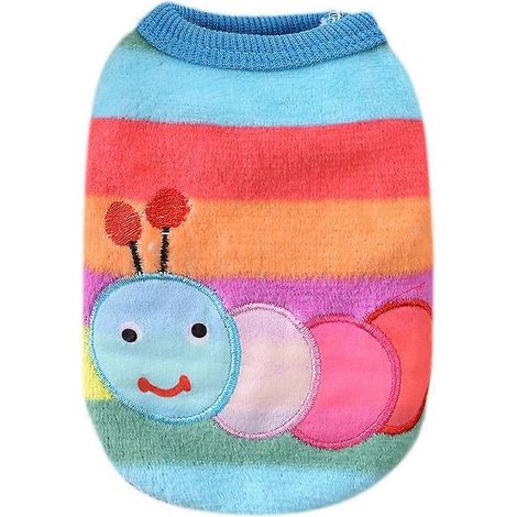 Gilet d'hiver chaud en flanelle pour chiot, idéal pour petits chiens, style chihuahua ou chat français - Taille XL (Chenille) (1/5)
