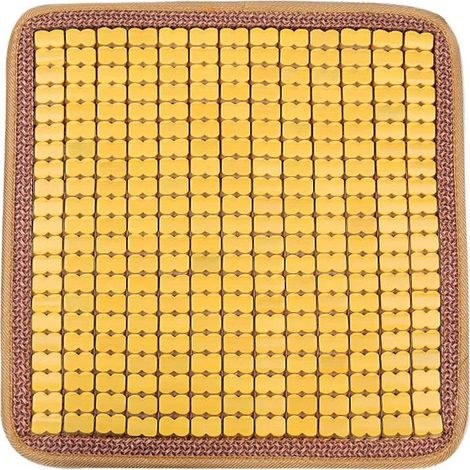 1 tapis de bain rafrachissant, tapis de bain carré, coussin de siège de voiture, coussin de siège de sauna, coussin de chaise carré, housse de protection en bois pour siège de voiture, canapé (1/3)