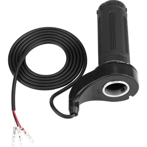 Accélérateur de Moto Universel Scooter électrique Twist Speed Throttle Grip Avec 3 fils 12, 24, 36, 48V Diamètre du guidon applicable 0,88 pouces (22,5 mm) (1/5)