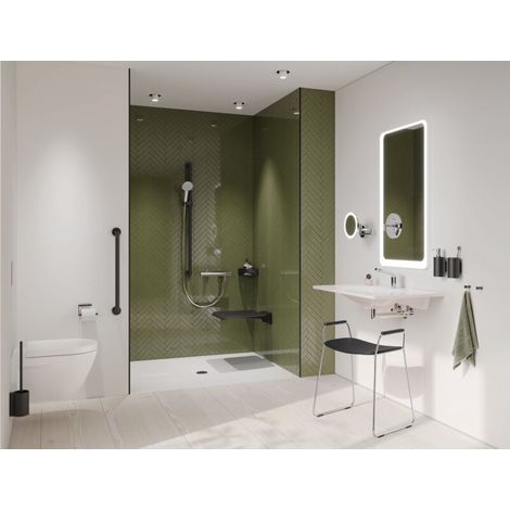HEWI 950.51.30240 98 Tabouret de douche, H:626 mm, L:536 mm (1/2)