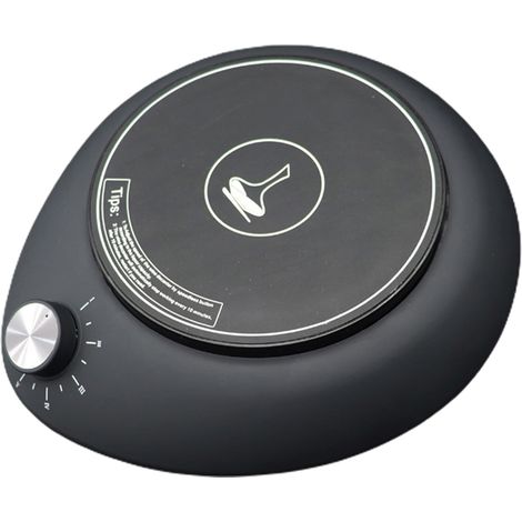 Carafe à vin électrique, Aérateur automatique rotatif, Noir mat, Rechargeable USB 2000mAh, Design élégant pour dégustation (1/5)