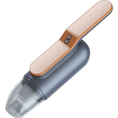 Mini aspirateur sans fil à main avec support, charge rapide 2 heures via USB-C, utilisation simplifiée, aspiration efficace de la poussière, aspirateur compact, idéal pour la maison, le bureau et la c (1/5)