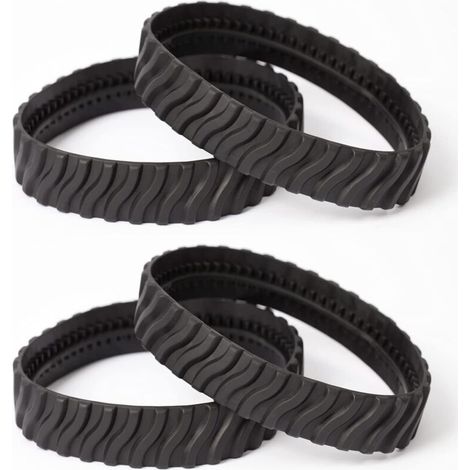 R0526100 Pista de repuesto compatible con neumáticos para limpiafondos Zodiac MX8 Elite, MX6 Elite, MX8, MX6 (4 unidades)