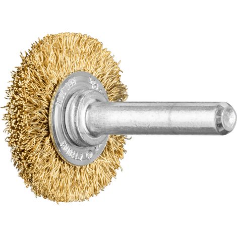 PFERD TOOLS Rundbürste ungezopft RBU Ø30x6 mm Schaft-Ø6 mm Messing-Draht-Ø0,20 10 Stk (1/4)