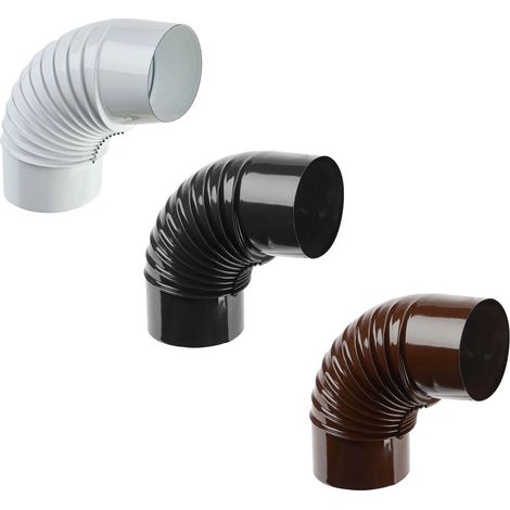 GOMITO SMALTATO PER STUFE ø 10 - 90° colore bianco