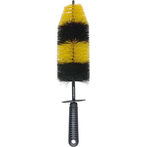 DUNLOP Brosse à Roue Ø9,5x46cm - Nettoyage Jantes & Roues, Manche Ergonomique Solide, Zones Difficiles