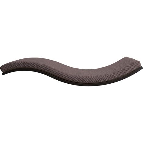 Estantería de madera con forma de gato Wave de 95 cm, derecha, color chocolate oscuro. (1/5)
