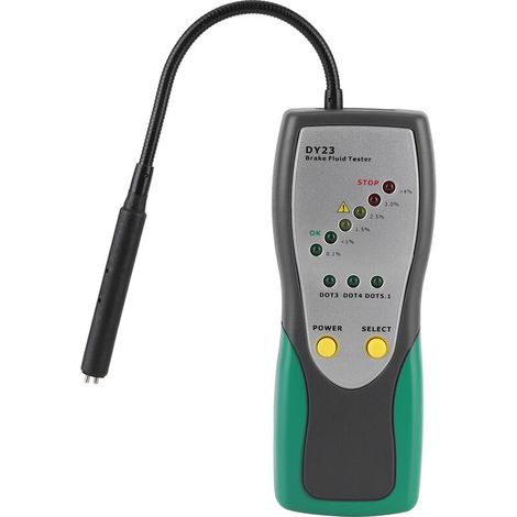 Jeffergarden Testeur de liquide de frein numérique pour automobile avec sonde col de cygne de 30 mm et système d'alarme -DOUble-DOU