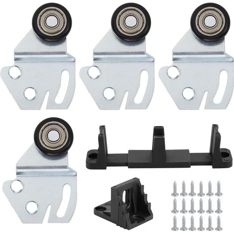 Kit de remplacement pour porte de placard coulissante avec charnière s (1/5)