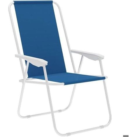 Tavolo pieghevole - MARBUENO - 120 x 70 x 60 cm - Grigio - Pieghevole - Pulizia facile