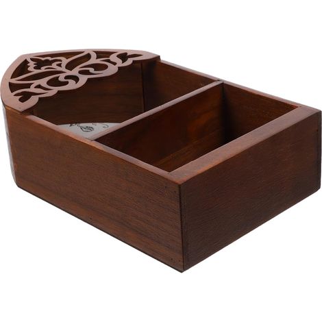Présentoir Mural en Bois Massif pour Cristaux Étagère Suspendue à 2 Niveaux en Bois Ancien Support Décoratif Polyvalent pour Pierres Huiles Essentielles et Objets de Collection (1/5)
