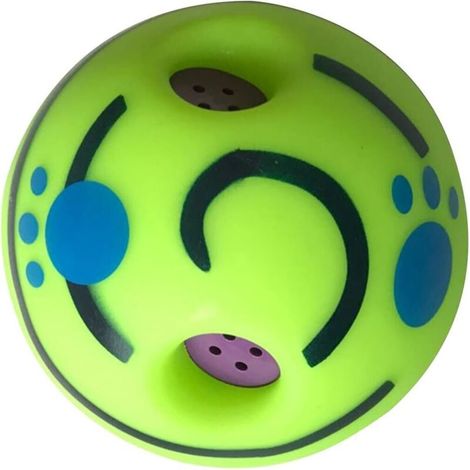 Interaktiver Swingball für Hunde, Kauspielzeug mit Geräuschen für Hundetraining und Unterhaltung - Crezuo (1/4)