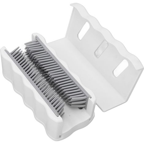 Collecteur de Cheveux de Douche Amovible, Anti-Blocage pour Tuyaux - Facile à Nettoyer, Blanc (1/5)