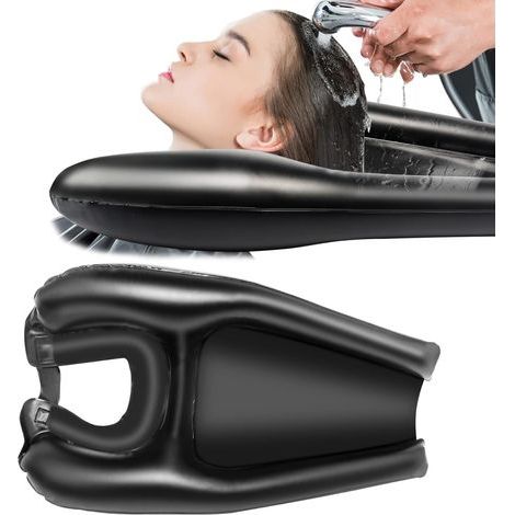 Coussin gonflable pour shampoing-Maison- PVCMatériel -noir (1/5)