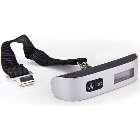 Bilancia elettronica digitale portatile da viaggio per bagagli da 50 kg/10 g, 1 pezzo (1/5)