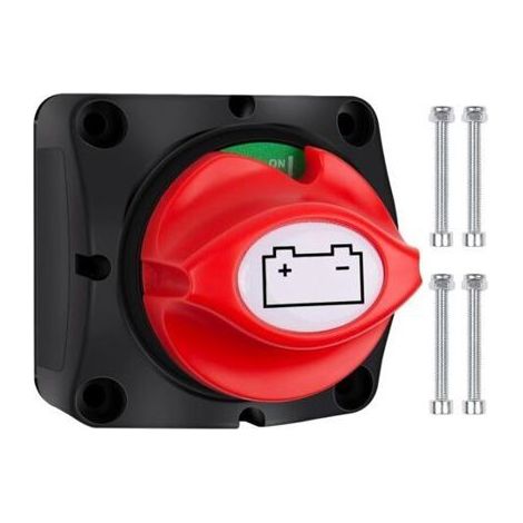 Excellente performance et grande capacité : le coupe-batterie offre une capacité de charge continue de 275 A à 12 V DC, 455 A (1/5)
