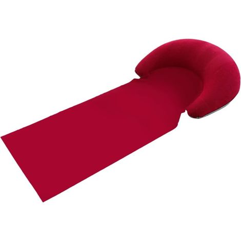 Materassino da spiaggia portatile, materassino gonfiabile Float Wave da 160 cm, lettino prendisole pieghevole e resistente alla sabbia con cuscino, ideale per rilassarsi al mare, in campeggio e nel te (1/4)