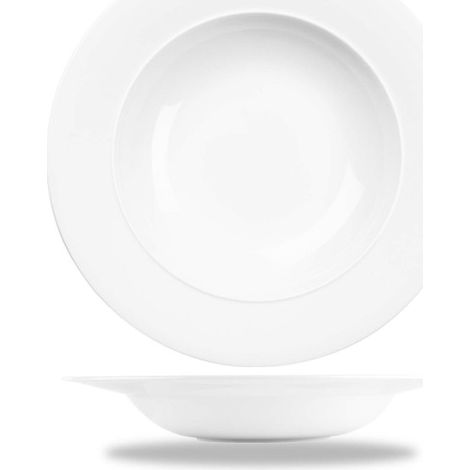 Bol à céréales standard Rim blanc Ambiance Alc 220 mm - Finedine (1/4)