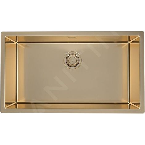 Alveus Quadrix Monarch - Évier 790x450 mm, bronze 1117479 (1/2)