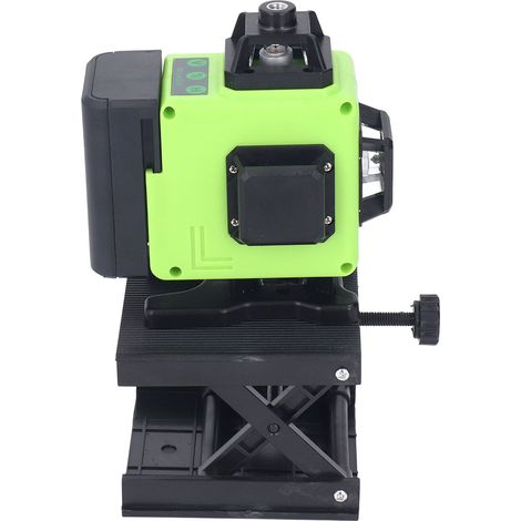 Niveau laser à 16 lignes en croix, autonivelant horizontal et vertical, avec lumière verte, rotation 3 x 360°, prise US 100-240 V (1/5)