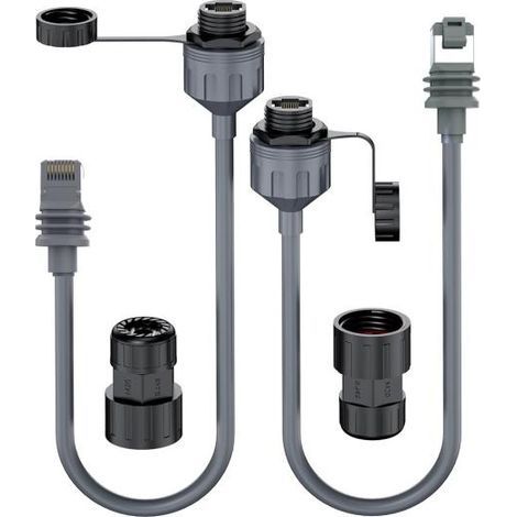 Ciel-Adaptateur Ethernet Starlink V3/V4 pour rallonge de câble Gen 3 vers coupleur réseau (2 pièces) (1/5)