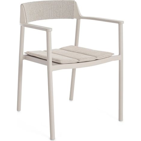 Sedia da giardino Bolzano Rialmo in alluminio beige (1/5)