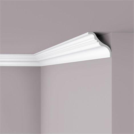 Cornisa NMC TI NOMASTYL Noel Marquet Moldura decorativa Perfil de estuco diseño atemporal clásico blanco 2 m (1/5)