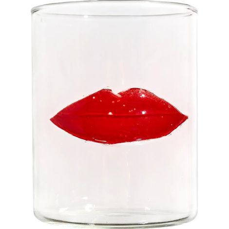 Verre Design Bouche "Secret Glass" 40cl Rouge (1/3)