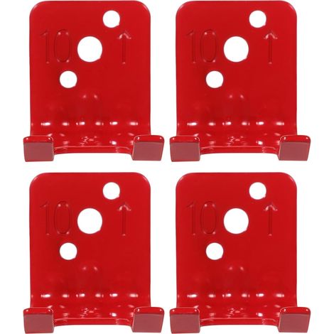 mural pour extincteur crochet robuste en fer rouge 2 5 cm