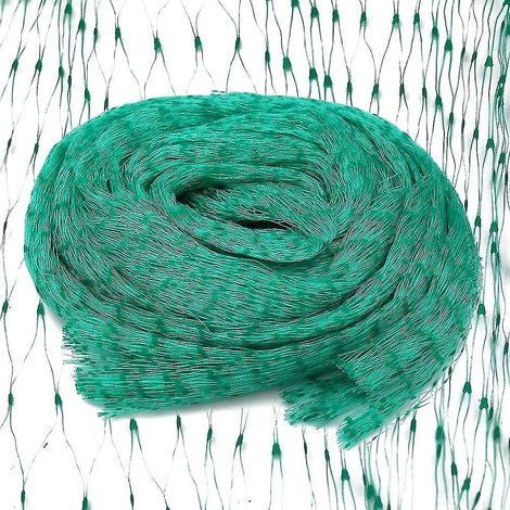 Filet de jardin vert 4 x 6 mètres, filet de protection pour oiseaux, filet pour plantes de bassin, maille fine 15 x 15 mm, 4 m x 6 m (1/5)