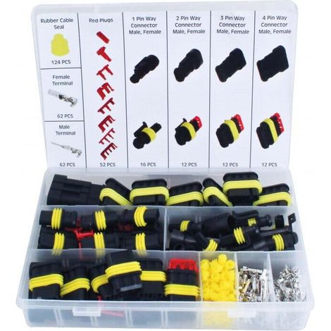 ACCESSORI CONNETTORI CAVI CAVO ELETTRICI AUTO IMPERMEABILI 352 PZ 722sa