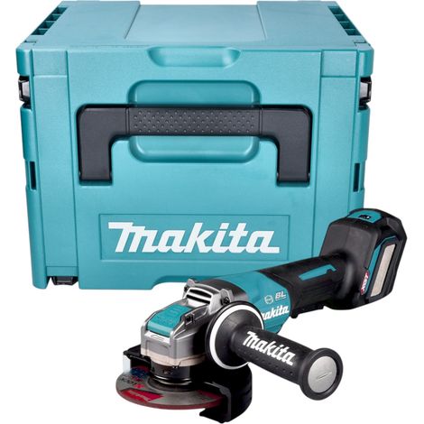 Makita GA 044 GZ01 Meuleuse d'angle sans fil 40 V max. 125 mm X-LOCK Brushless + Makpac - sans batterie, sans chargeur