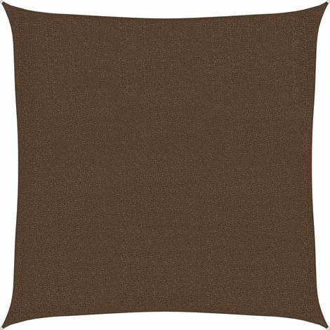 Maison Exclusive - Sonnensegel 160 g/m² Braun 3x3 m HDPE (1/5)