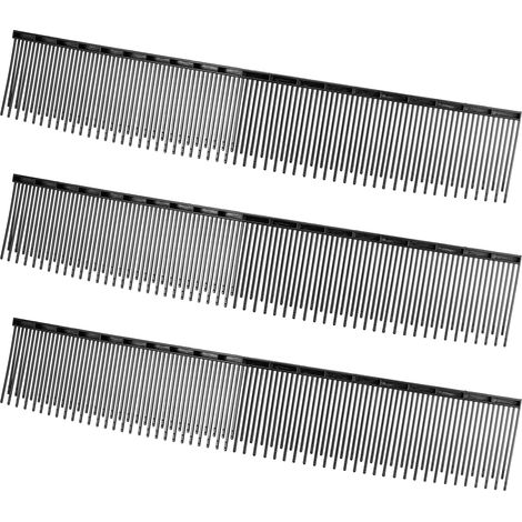 Mophorn Lot de 3 brosses de rechange pour balayeuse manuelle, adaptées au ramassage des feuilles, compatibles avec une balayeuse de 66 cm, conçues en forme de V pour une collecte efficace. (1/2)