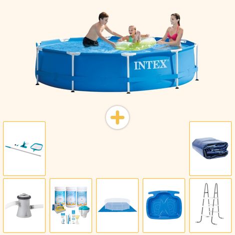 Intex Piscine Tubulaire Ronde - 305x76 cm - 8-pièces S20465 (1/5)